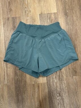 HALARA Cross Over Athletic Shorts with Wide Waistband